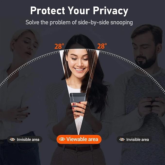 for Motorola Razr Plus Case, Built-in Privacy Screen Protector & Hinge Protection & Ultra Thin Matte PC Shockproof Phone Cover Smartphone Case for Moto Razr Plus 2023 (Black)