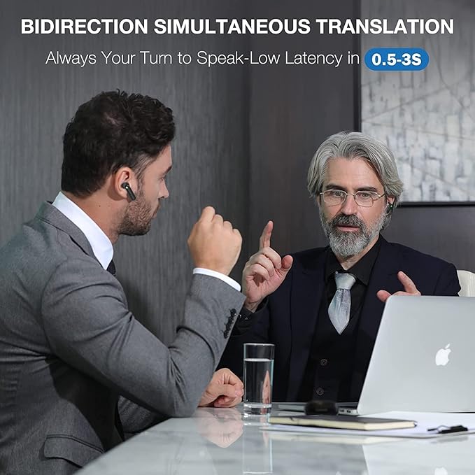 Timekettle WT2 Edge W3 Translator Device, Bidirection Simultaneous Translation, Translator Earbuds with 40 Languages, Offline Translator, Fast Reaction with Revolutionary Al Tech, Offline Version