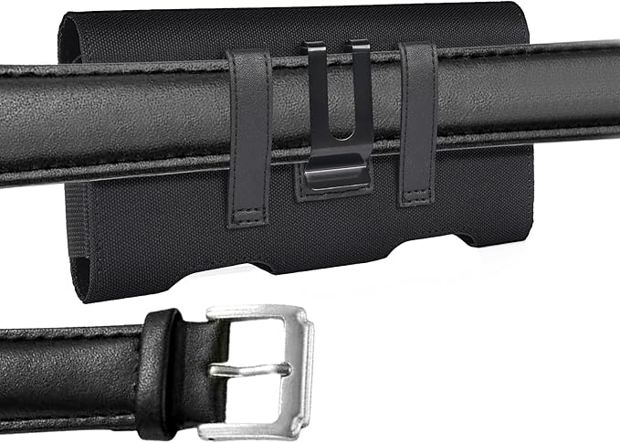 BECPLT Compatible with iPhone 13 Mini 12 Mini SE2 8 7 6 6s Holster Case, Nylon Holster Belt Case with Clip/Loops Belt Pouch Holder for iPhone SE 2022 8 7 6 6s Galaxy S7 - Built in ID Card Slot