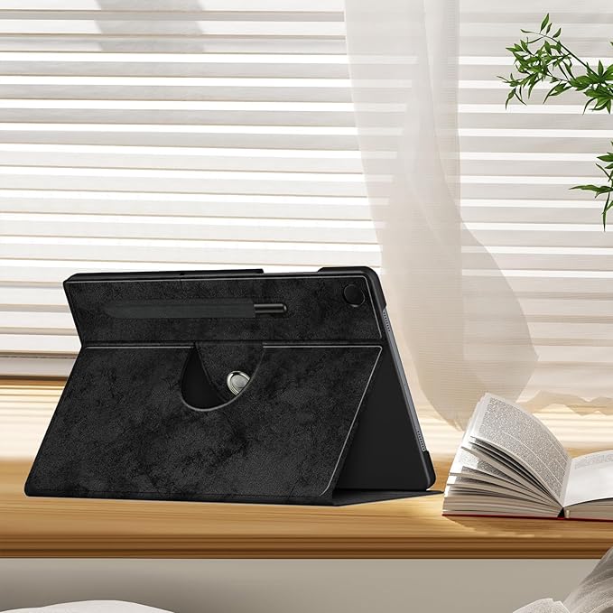 Case for Samsung Galaxy Tab A9 Plus/Galaxy Tab A9 + 11 Inch 2023 SM-X210/X216/X218 Tablet,360° Rotating Stand Cover with Auto Sleep/Wake,Black
