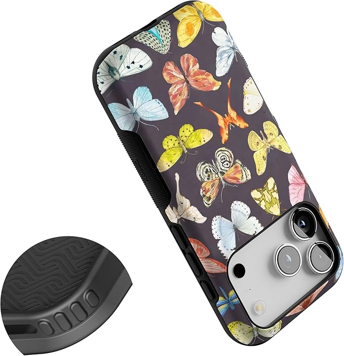 Casely iPhone 17 Pro Case | Midnight Monarch | Jenna Palek x Casely | Bold Protective Design | Compatible with MagSafe