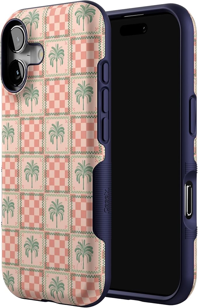 Casely iPhone 17 Case | The Social Club | Palm Beach | Bold Protective Design | Compatible with MagSafe