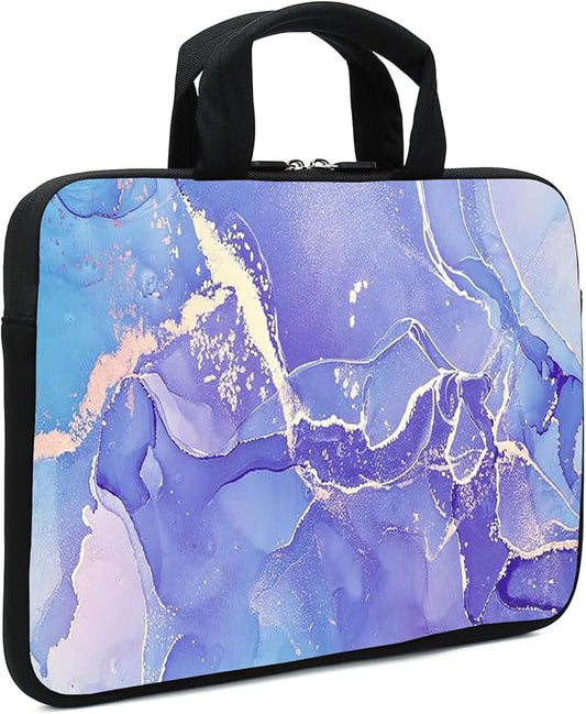 Laptop Sleeve Case 11.6" 12.1 Inch Neoprene Laptop Sleeve/Notebook Computer Pocket Case/Chromebook Case/Tablet Briefcase Carrying Bag Compatible For Men， Women ，boys， girls (Purple)