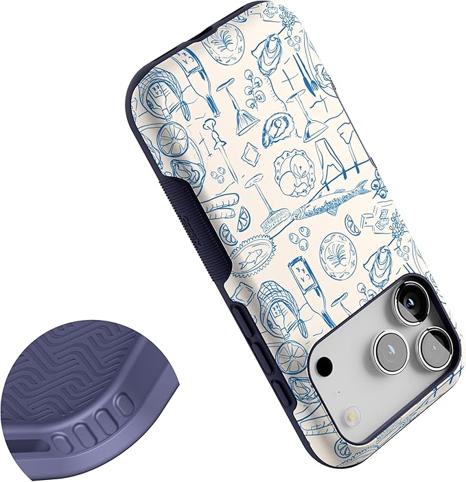 Casely iPhone 17 Pro Case | Amalfi Aperitivo | Dolce Vita | Bold Protective Design | Compatible with MagSafe