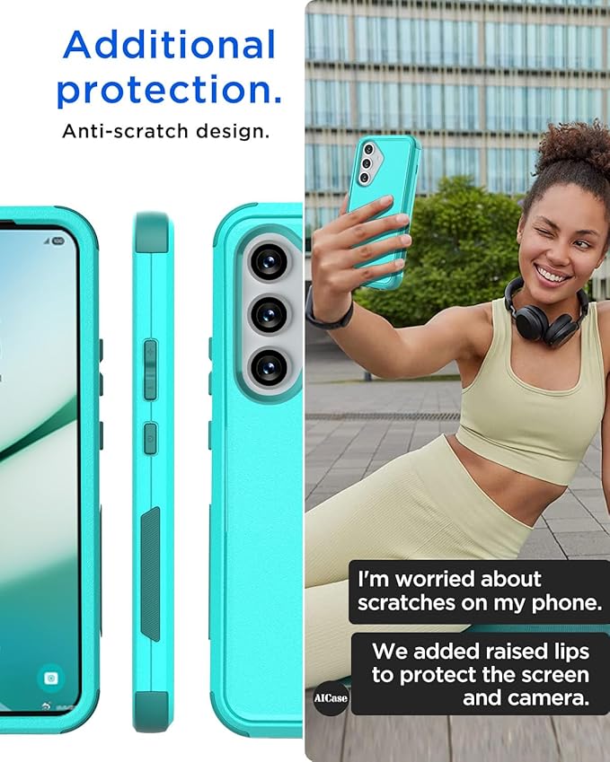 AICase for Samsung Galaxy S25 Case,3-Layer Heavy Duty Pocket-Friendly Rugged Durable Military Grade Protection Shockproof/Drop Proof/Dust Proof Protective Cover for Samsung Galaxy S25 2025_3