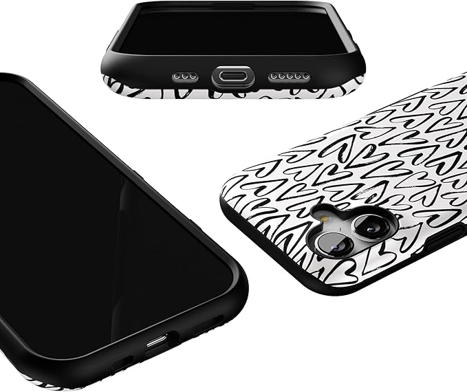 Casely iPhone 17 Case | Heart Throb | Endless Hearts | Bold Protective Design | Compatible with MagSafe