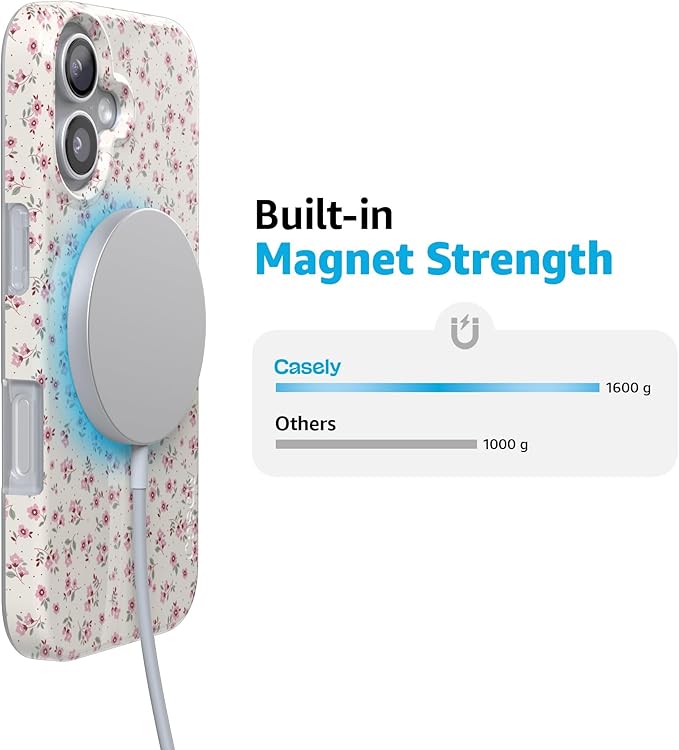 Casely iPhone 17 Case | Cottage Charm | Cottagecore | Compatible with MagSafe | Classic Ultra Slim Design