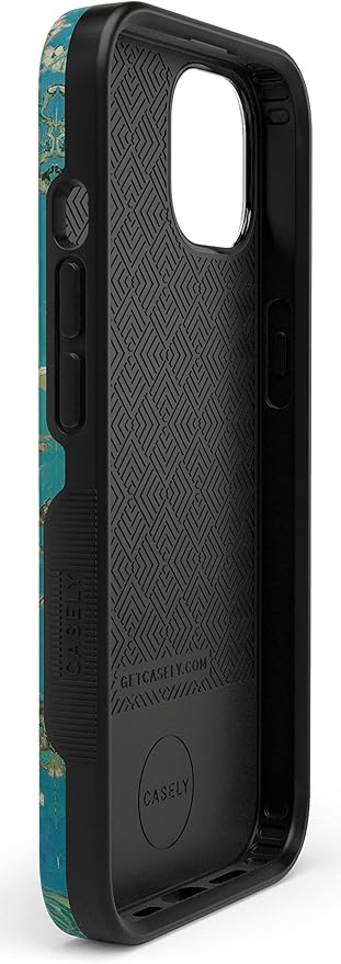 Casely iPhone 14 Case | Blue Awakening | Van Gogh Almond Blossom | Compatible with MagSafe | Bold Protective Design