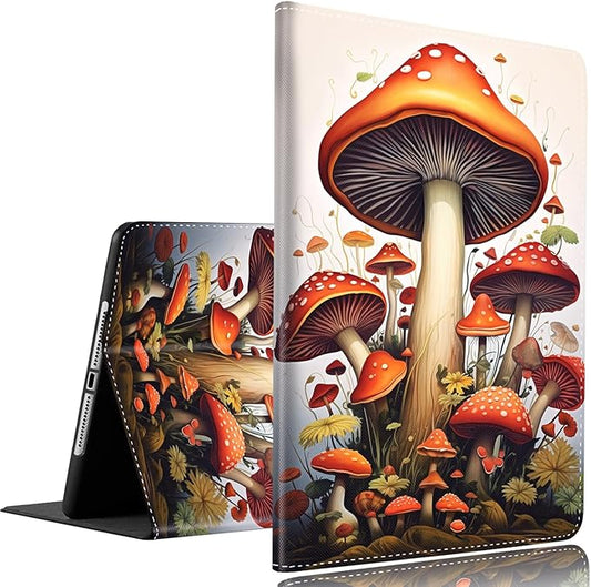 Case for Samsung Galaxy Tab A9 Plus 11 inch 2023，Slim Fit Foldable Standing Cover Case with Auto Sleep/Wake for Galaxy Tab A9+ 11’2023 (SM-X210/X216/X218)，Fantasy Mushroom