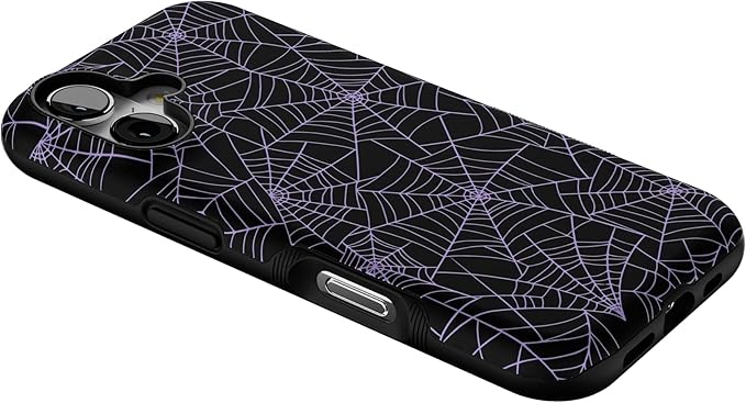 Casely iPhone 17 Case | Midnight Web | Spider Web | Bold Protective Design | Compatible with MagSafe