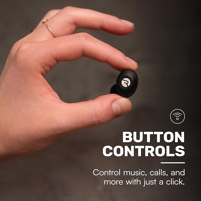 Raycon Everyday Earbuds Classic Bluetooth Wireless with Microphone - Stereo Sound, Active Noise Canceling, in-Ear Bluetooth Headset True Wireless Earbuds 32 Hours Playtime (Blue)