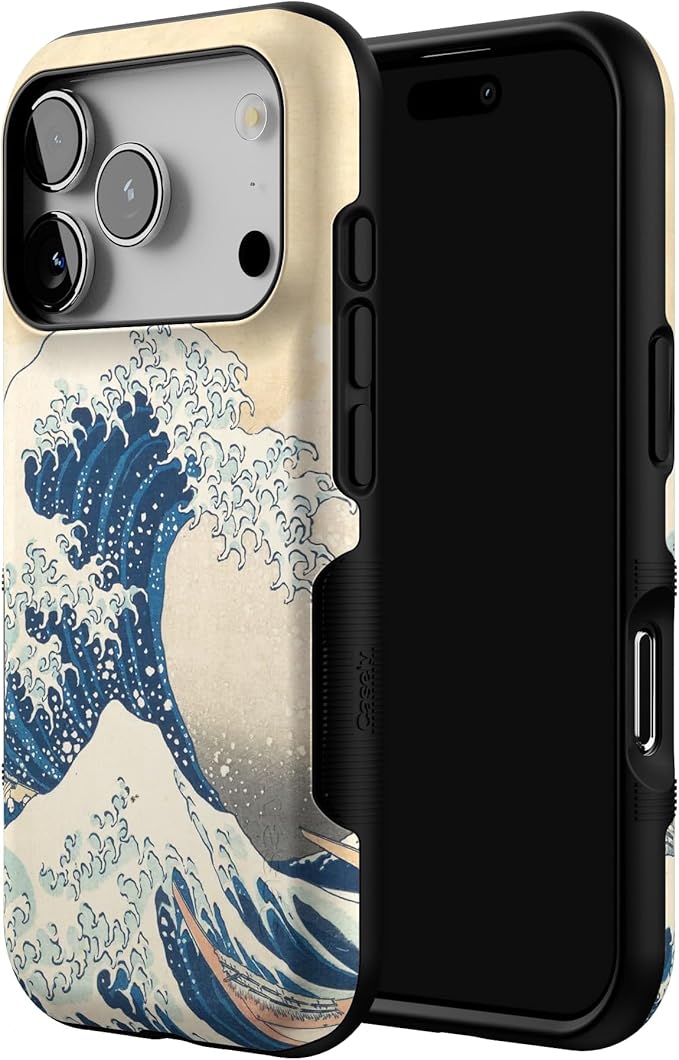 Casely iPhone 17 Pro Case | The Great Wave | The Met Museum | Bold Protective Design | Compatible with MagSafe