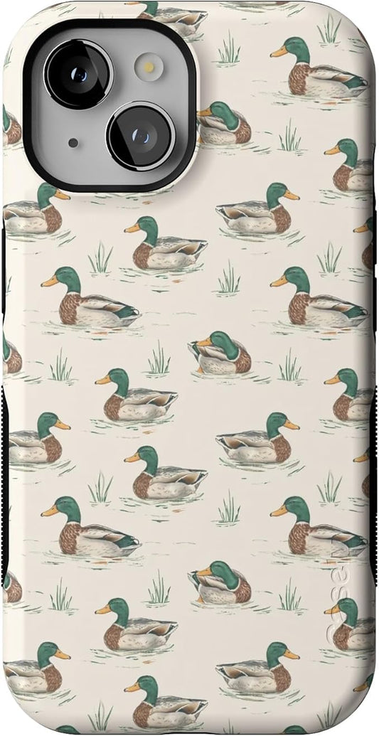 Casely iPhone 15 Case | Mallard & Co. | The Boyfriend Collection | Bold Protective Design | Compatible with MagSafe