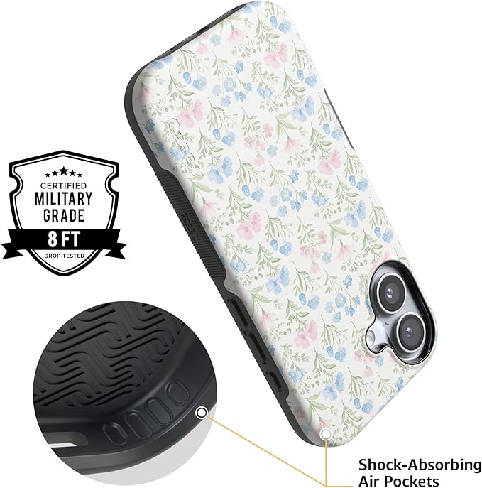 Casely iPhone 17 Case | Pastel Garden | Sunday Best | Compatible with MagSafe | Bold Protective Design