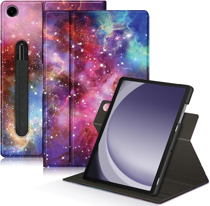 Case for Samsung Galaxy Tab A9 Plus/Galaxy Tab A9 + 11 Inch 2023 SM-X210/X216/X218 Tablet,360° Rotating Stand Cover with Auto Sleep/Wake,Galaxy
