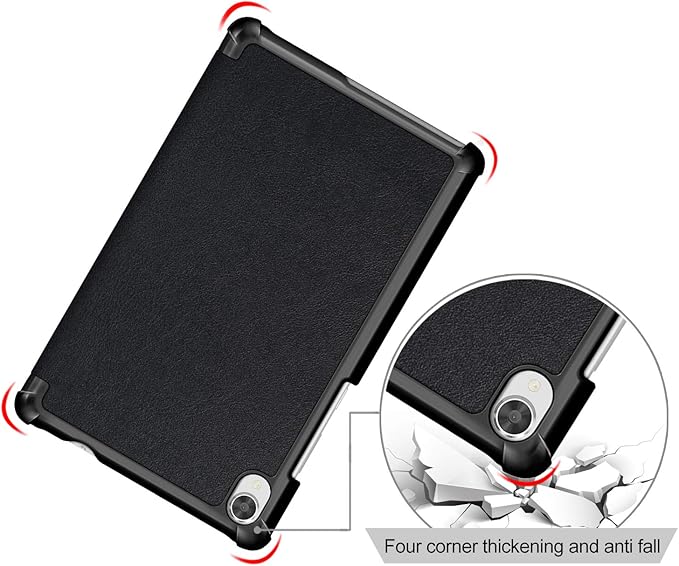 Case for Lenovo Tab M8 8.0'', Smart Case Trifold Stand Slim Lightweight Case Cover for LenovoTab M8 Gen 3 2022/Tab M8 HD LTE 2021/ Tab M8 HD/Smart Tab M8/Tab M8 FHD 2019 M8 8" Tablet Black