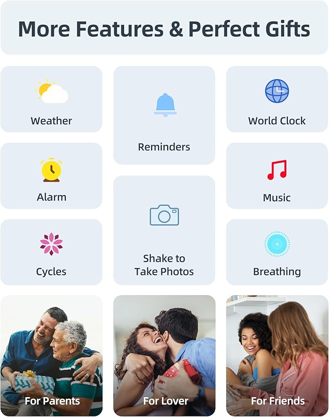 Parsonver Smart Watch for Men Women(Answer/Make Calls), 5ATM Waterproof Swimming Monitor, 44mm HD Screen Fitness Tracker 100+ Sport Modes, Heart Rate Sleep Monitor, Smartwatch for Android iOS, Black