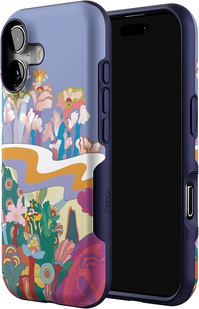 Casely iPhone 17 Case | Beneath The Waves | The Beatles Yellow Submarine | Bold Protective Design | Compatible with MagSafe