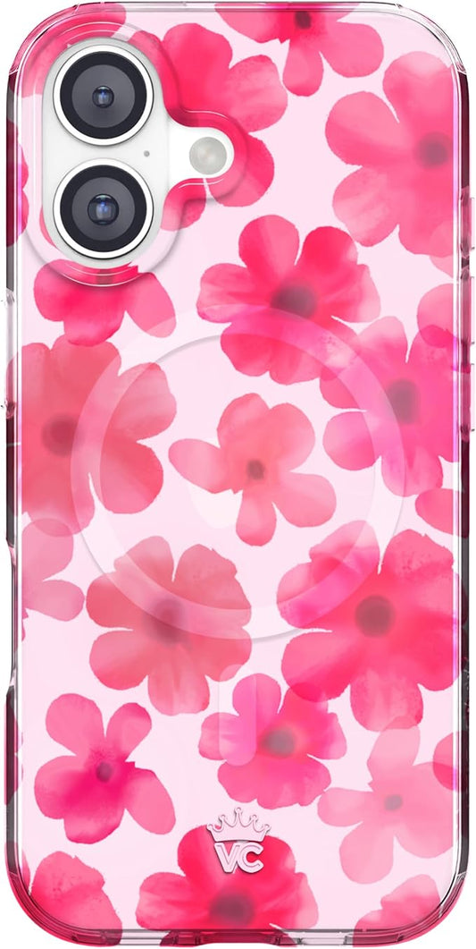 VELVET CAVIAR Case for iPhone 17 | Compatible with MagSafe | 10ft Drop Tested | Protective Designer Cases | Cherry Blossom