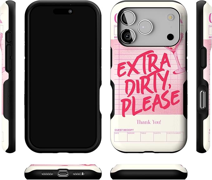 Casely iPhone 17 Pro Case | Extra Dirty Please | Fun on Weekdays | Bold Protective Design | Compatible with MagSafe
