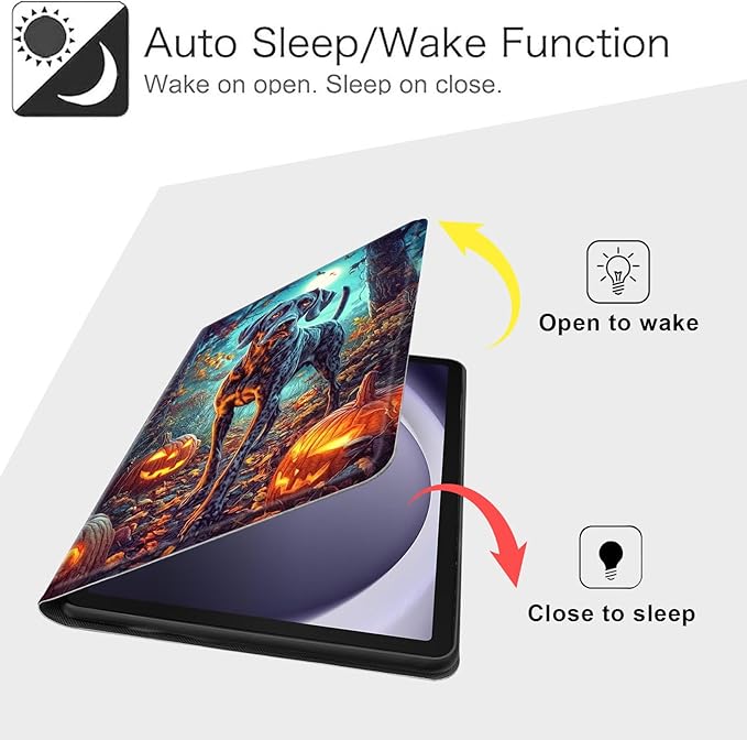 Case for Samsung Galaxy Tab A9+/A9 Plus 11” 2023 Model (SM-X210/X216/X218), Slim PU Leather Stand Cover with Auto Wake/Sleep, Multi-Angle Viewing & Shockproof, Shorthaired Pointer Dog