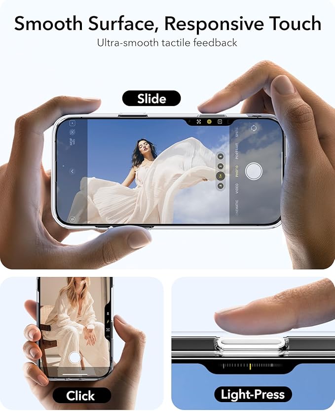 ESR for iPhone 16 Pro Case, Camera Control Button Compatible with MagSafe, Military-Grade Protective Case for iPhone 16 Pro, Built-in Stash Stand iPhone Case, Scratch-Resistant Back Cover, Clear