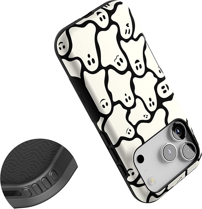 Casely iPhone 17 Pro Case | Don't Ghost Me | Halloween | Bold Protective Design | Compatible with MagSafe