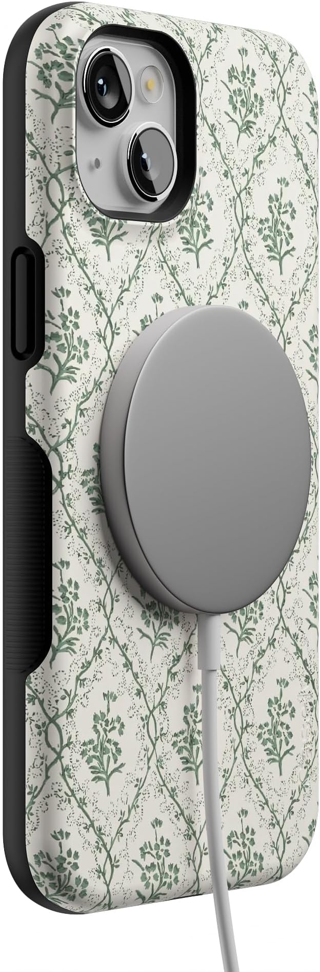 Casely iPhone 14 Case | Sage Tapestry | Floral Vines | Compatible with MagSafe | Bold Protective Design