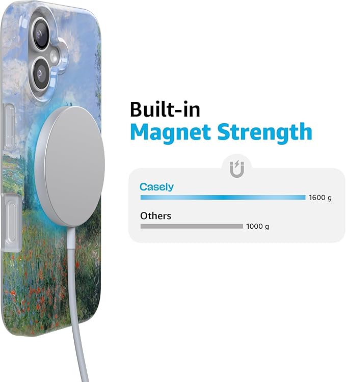 Casely iPhone 17 Case | Monet's View | The Met Museum | Compatible with MagSafe | Classic Ultra Slim Design