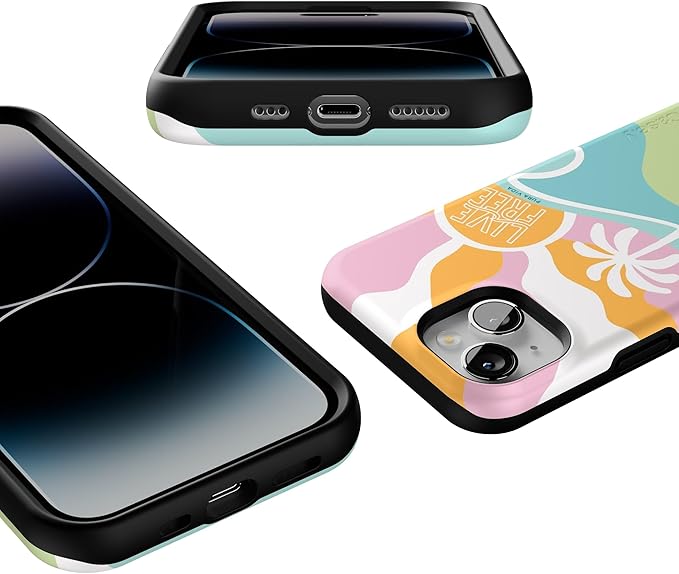 Casely iPhone 14 Case | Tropical Dreams | Pura Vida | Compatible with MagSafe | Bold Protective Design