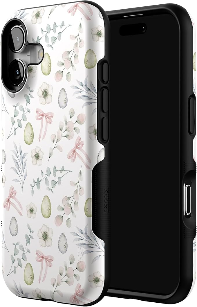 Casely iPhone 17 Case | So Eggxtra | Spring Garden | Bold Protective Design | Compatible with MagSafe