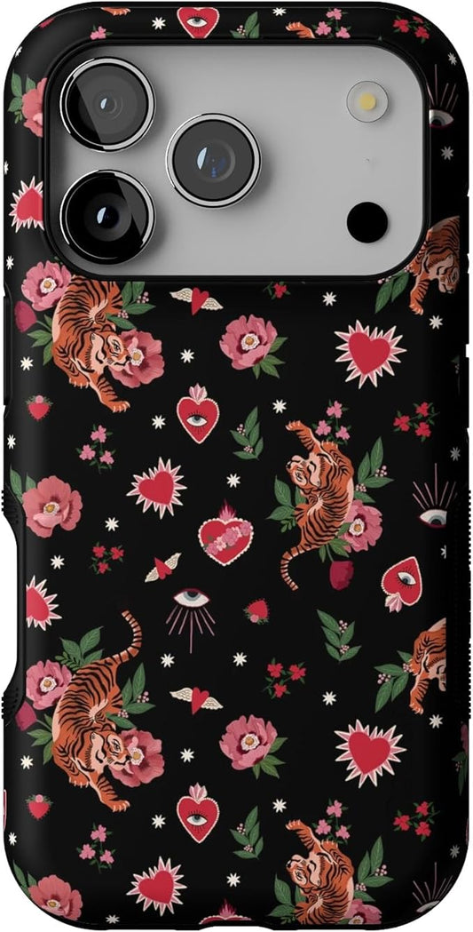 Casely iPhone 17 Pro Case | Wild at Heart | Tiger | Bold Protective Design | Compatible with MagSafe