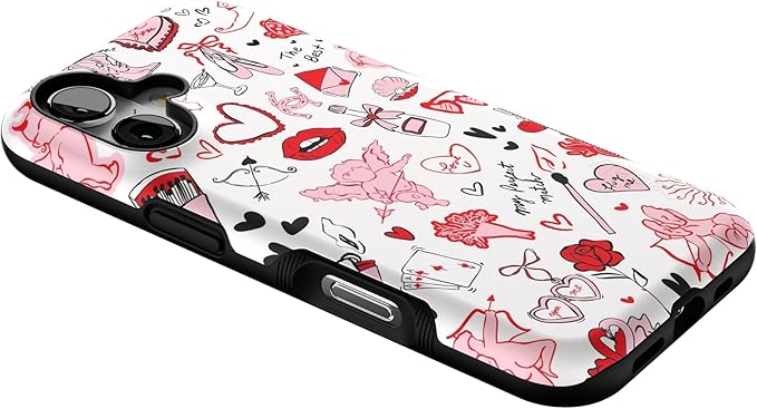 Casely iPhone 17 Case | Cupid's Touch | Collage | Bold Protective Design | Compatible with MagSafe