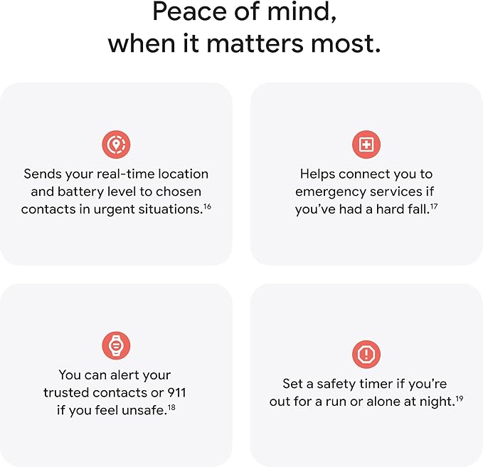 Google Pixel Watch 4 (41mm) - Android Smartwatch - Heart Rate and Sleep Tracking - 30-Hour Battery - Fitness Tracking - Google AI - Matte Black Aluminum Case - Obsidian Active Band - LTE (2025 Model)