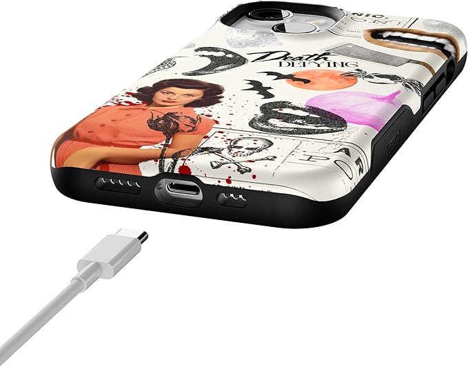 Casely iPhone 14 Case | If You Dare | Horror Collage | Compatible with MagSafe | Bold Protective Design