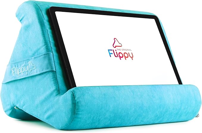 Flippy Tablet Pillow Stand - Cushion Tablet Stand & Holder, Bed Support for Lap and Desk, Compatible with Phone & Book Reading: Kindle, iPad Pro, iPhone & Samsung - I Wanna Go to Miami