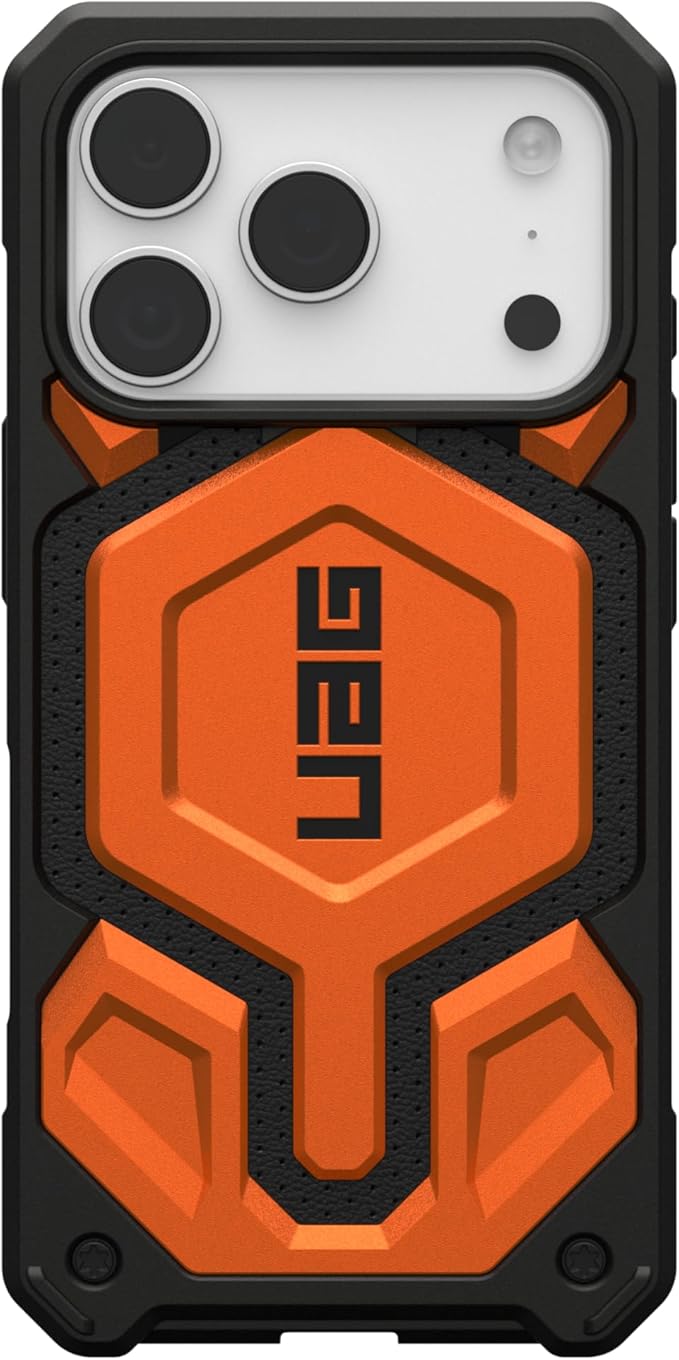 URBAN ARMOR GEAR UAG Designed for iPhone 17 Pro Case Monarch Pro - Compatible with MagSafe Military Grade Protective Cover, Orange