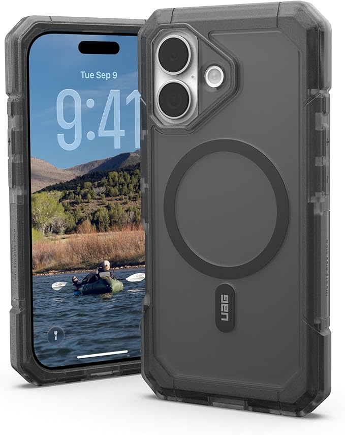 URBAN ARMOR GEAR UAG Designed for iPhone 17 Case Trooper - Compatible with MagSafe Full Body with Port Protection Transparent Military Grade Protective Cover, Ash