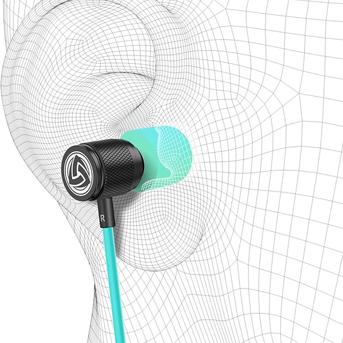 LUDOS Ultra USB C Headphones for iPhone 16 15 Pro Max Plus iPad Pro, 5 Years Warranty, Magnetic USB-C Earbuds for Samsung Galaxy S24 S23 Ultra S22 S21 FE S20 A55 A54 A53, USB Type C - Turquoise