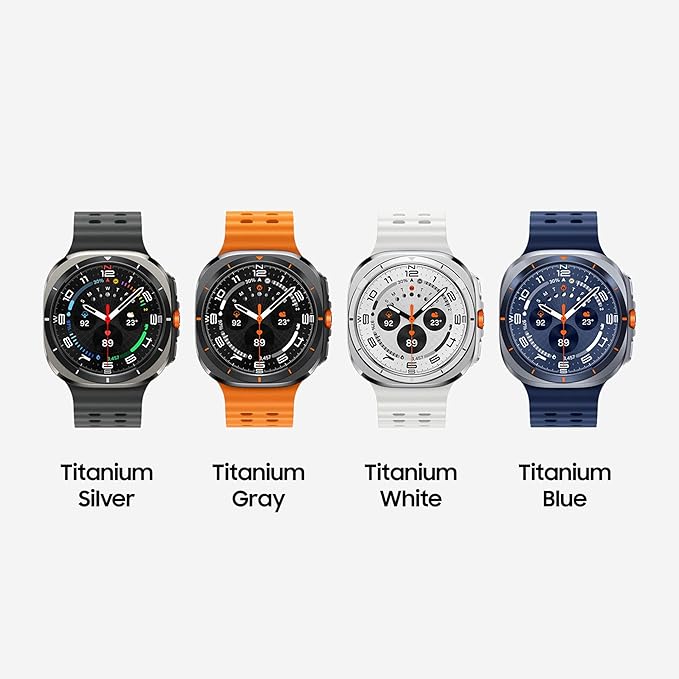 Samsung Galaxy Watch Ultra (2025) 47mm LTE Smartwatch, Titanium Casing, Advanced Sleep Coaching, Running Coach, Energy Score, Heart Rate Tracking, GPS, Titanium Gray [US Version, 2 Yr Warranty]