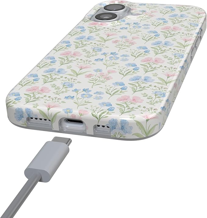 Casely iPhone 17 Case | Pastel Garden | Sunday Best | Compatible with MagSafe | Classic Ultra Slim Design