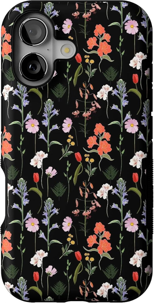 Casely iPhone 17 Case | Secret Garden | Mixed Floral | Bold Protective Design | Compatible with MagSafe