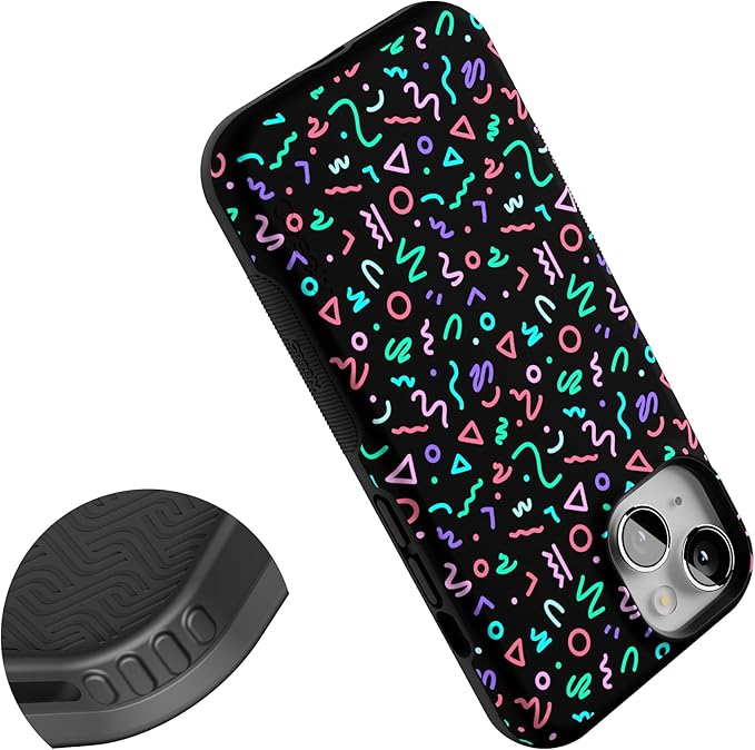 Casely iPhone 14 Case | Always Vibing | Retro | Compatible with MagSafe | Bold Protective Design