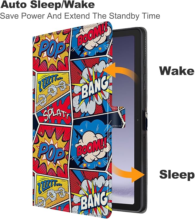 for Samsung Galaxy Tab A9 Plus Case,Ultra Slim Magnetic Cover for Galaxy Tab A9+ 5G Tablet Case,GD