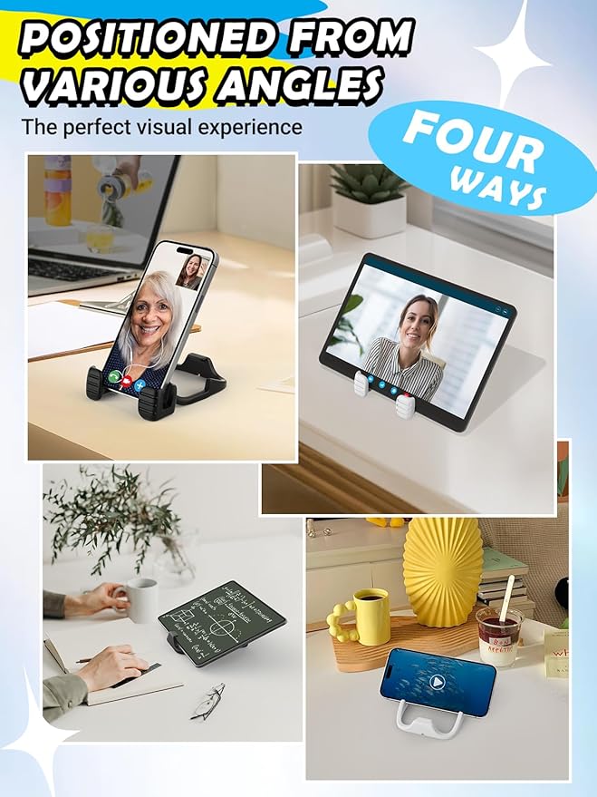 Stocking Stuffers for Teens Boys Men Adults Gifts for Kids: Tablet Stand Thumbs Up Lazy Cell Phone Stand Holder for Desk Funny Birthday Gifts for Women Dad Husband Guys Ideas Gifts for Christmas