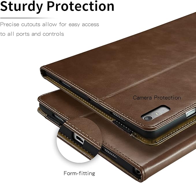 Case for Lenovo Tab P11 2nd Gen/Xiaoxin Pad Plus 2023 11.5" TB350FU/TB350XU case Bussiness Premium PU Leather Stand Folding Folio Cover for Lenovo Tab P11 2nd Gen 11.5 inch -Brown