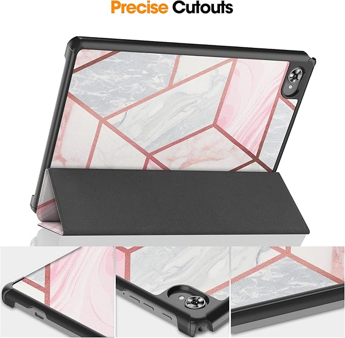 Case for TECLAST M40 Plus 2022 /P30S 10.1 inch Tablet, Folding Folio Ultra-Thin PU Leather Stand Case Cover for Teclast M40 Plus / P40HD / P30S 2022 Released Geometry