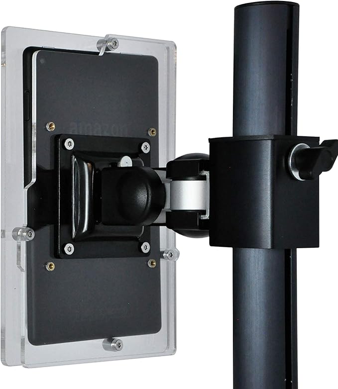 TABcare Security Anti-Theft Acrylic VESA Enclosure for Amazon Tablet with Free Wall Mount Kit (Clear, Fire HD 6)