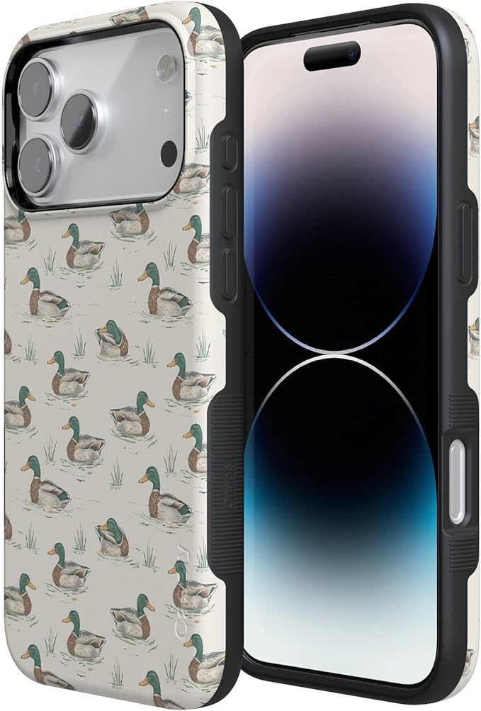 Casely iPhone 17 Pro Case | Mallard & Co. | The Boyfriend Collection | Compatible with MagSafe | Bold Protective Design