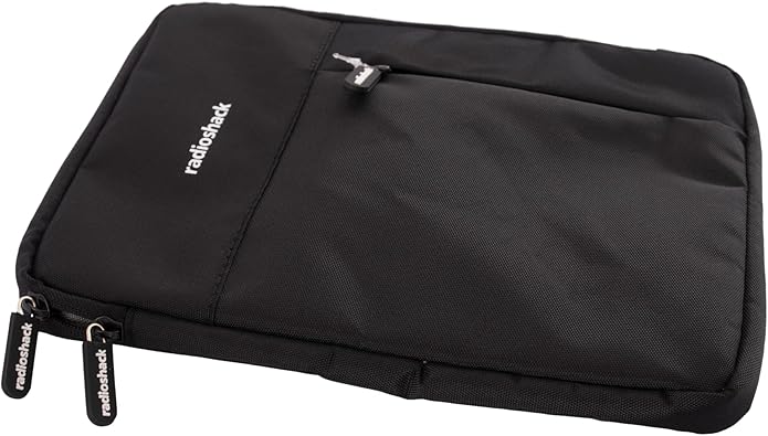 RadioShack Protective Tablet Case for iPad and for Android Tablets with Extra Pockets for Additional Accessory Storage, Black